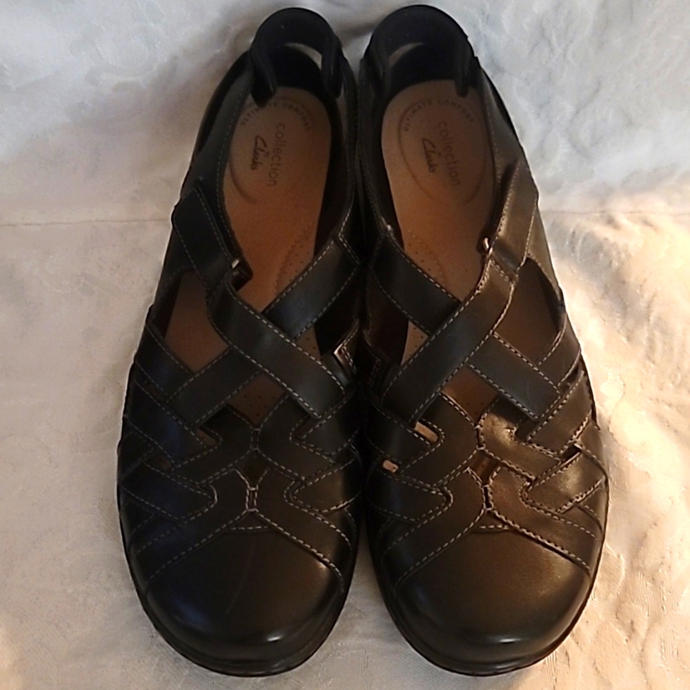 Collection by Clarks, 10 medium, Black